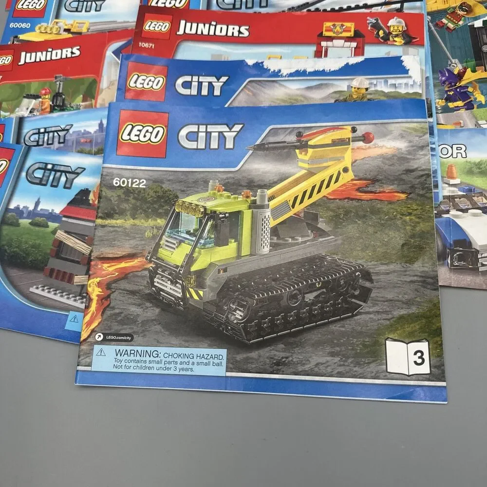 Lot Of 24 Lego Set Manuals Mixed - City, Juniors, Batman, Star Wars, Creator